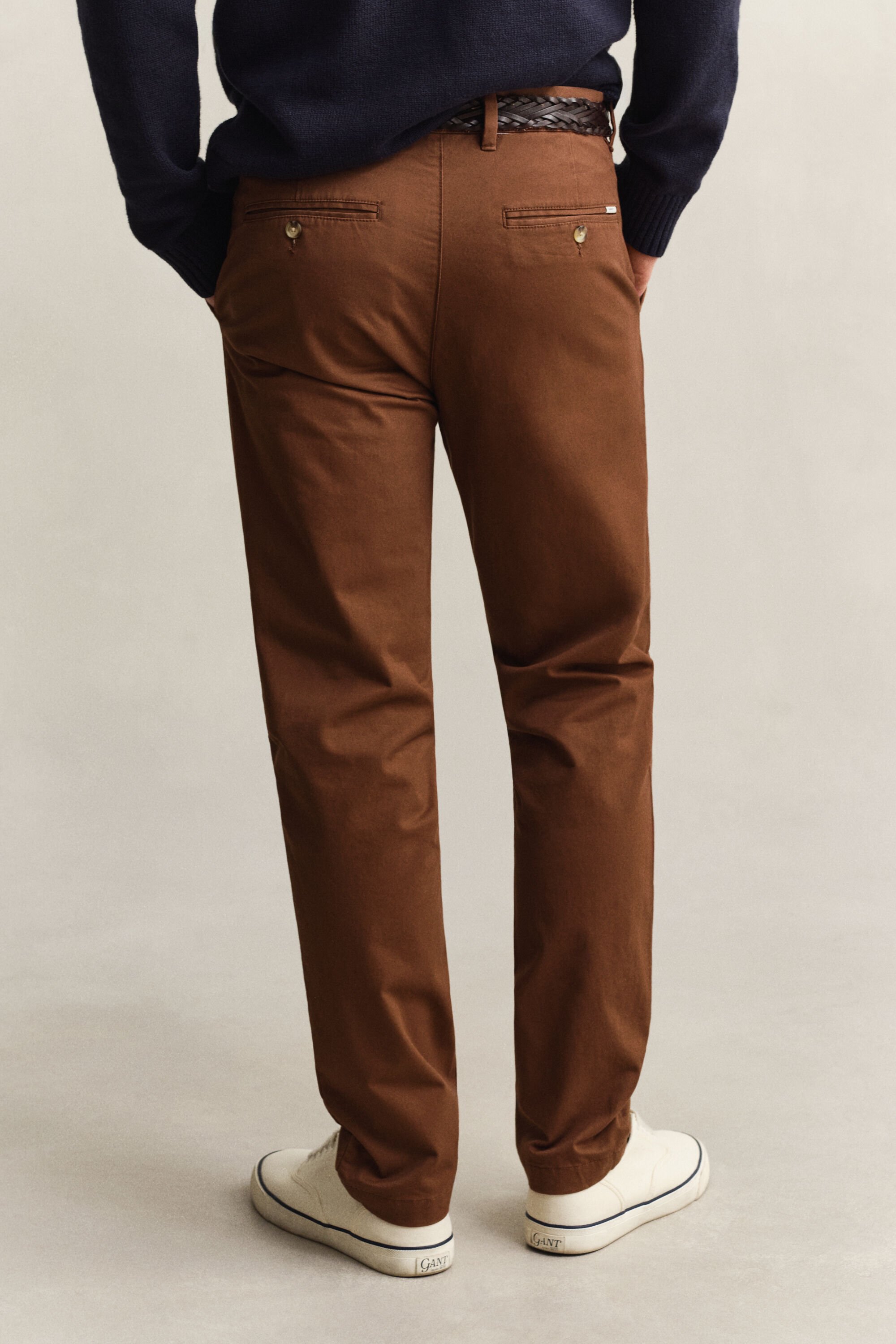 Klassiska chinos med slim fit