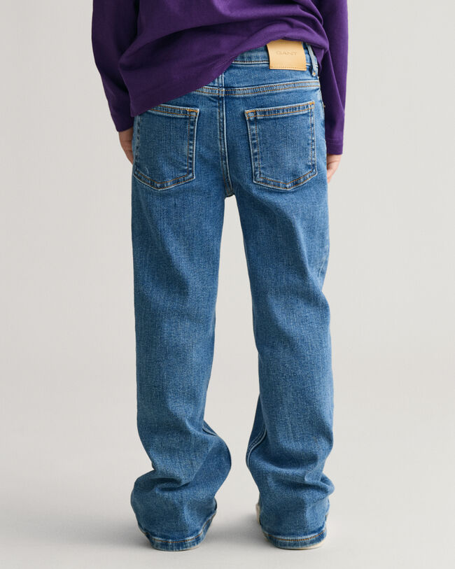 Girls jeans med bootcut