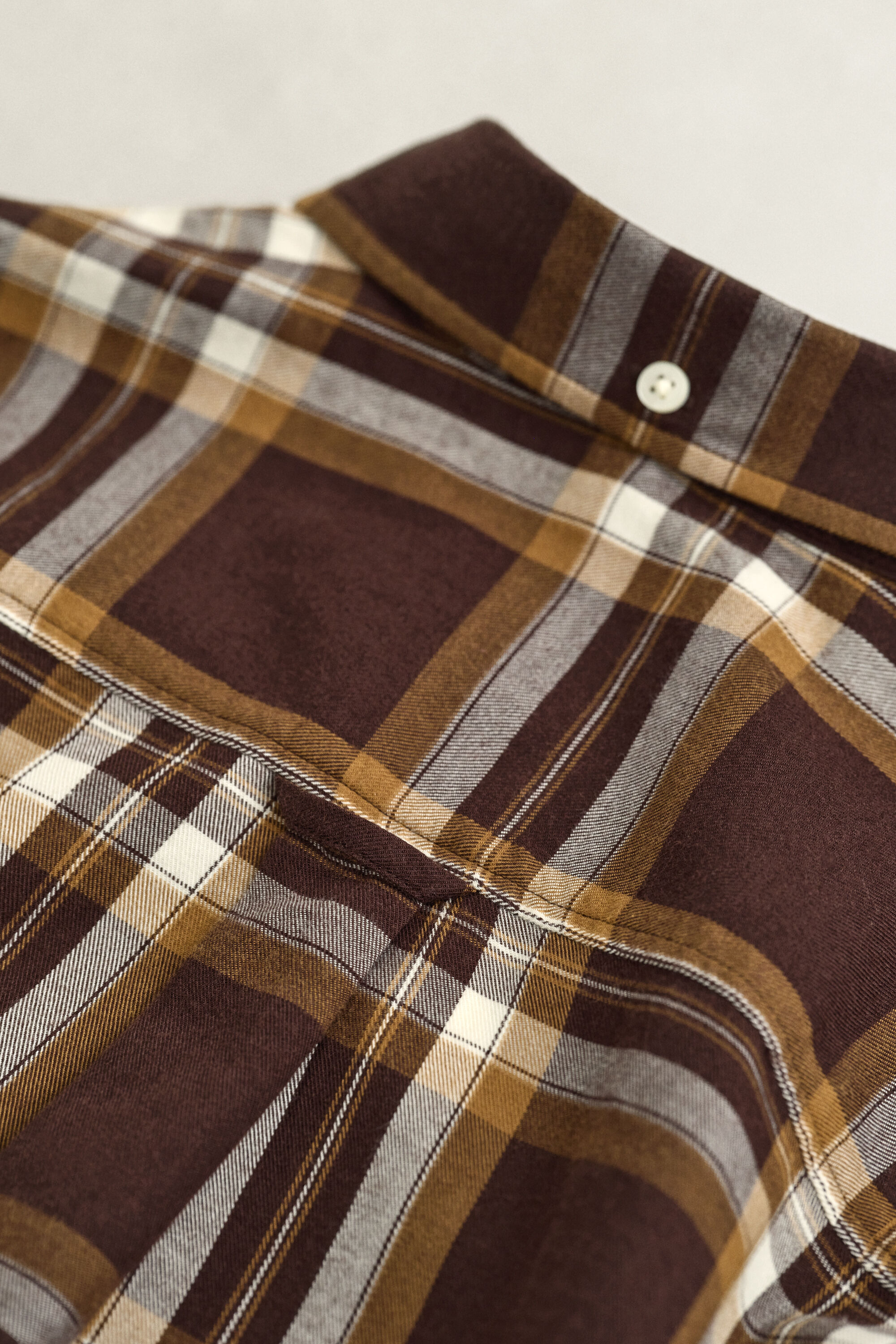 Relaxed fit flanellskjorta