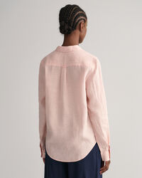 Regular fit skjorta i linnechambray