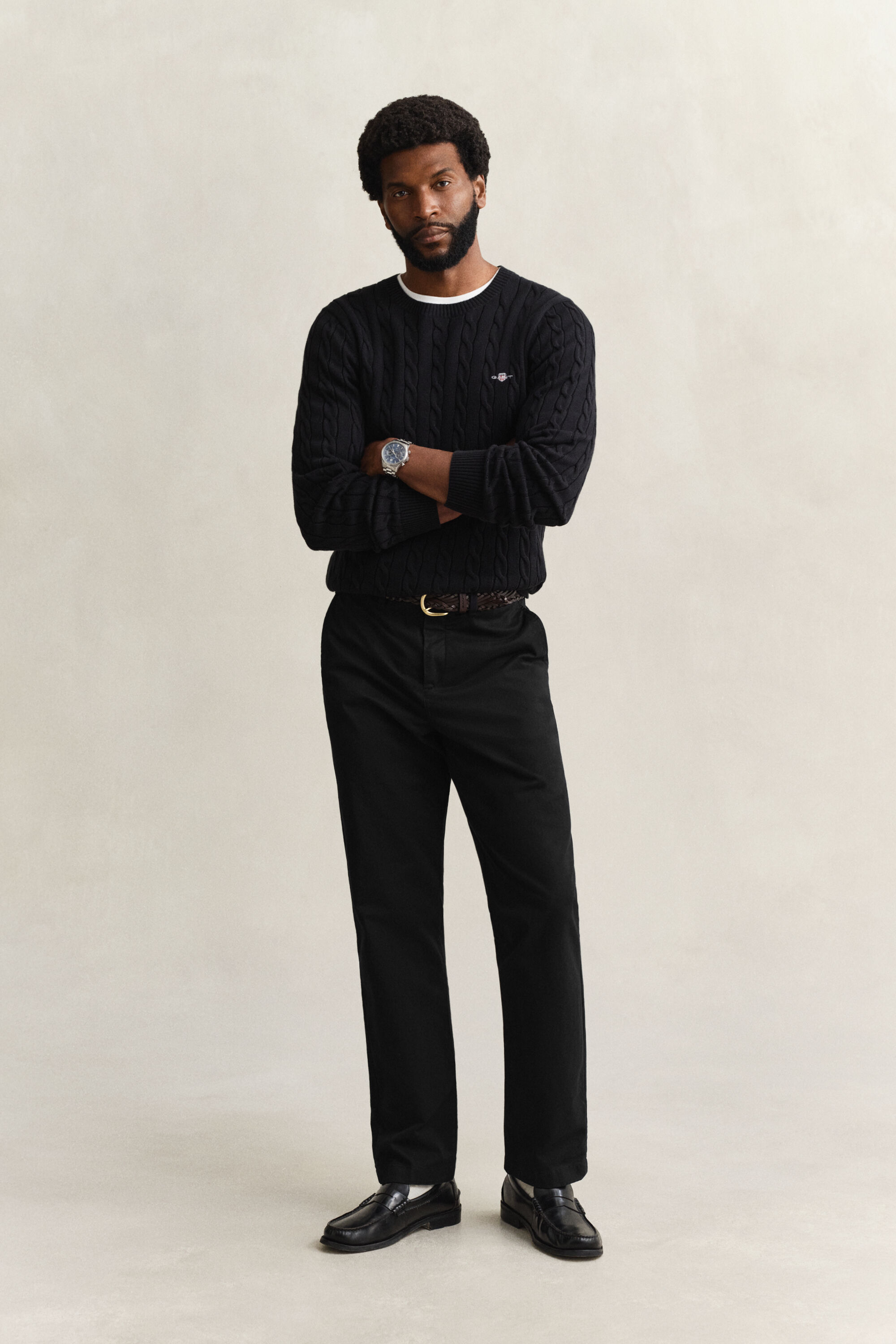 Klassiska chinos med regular fit