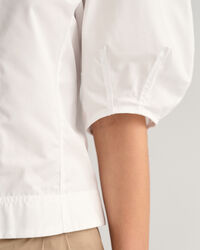 V-ringad topp med ballongärm