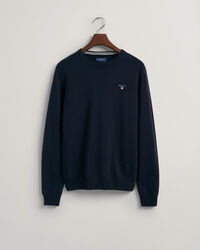 Crew neck tröja i superfin lammull
