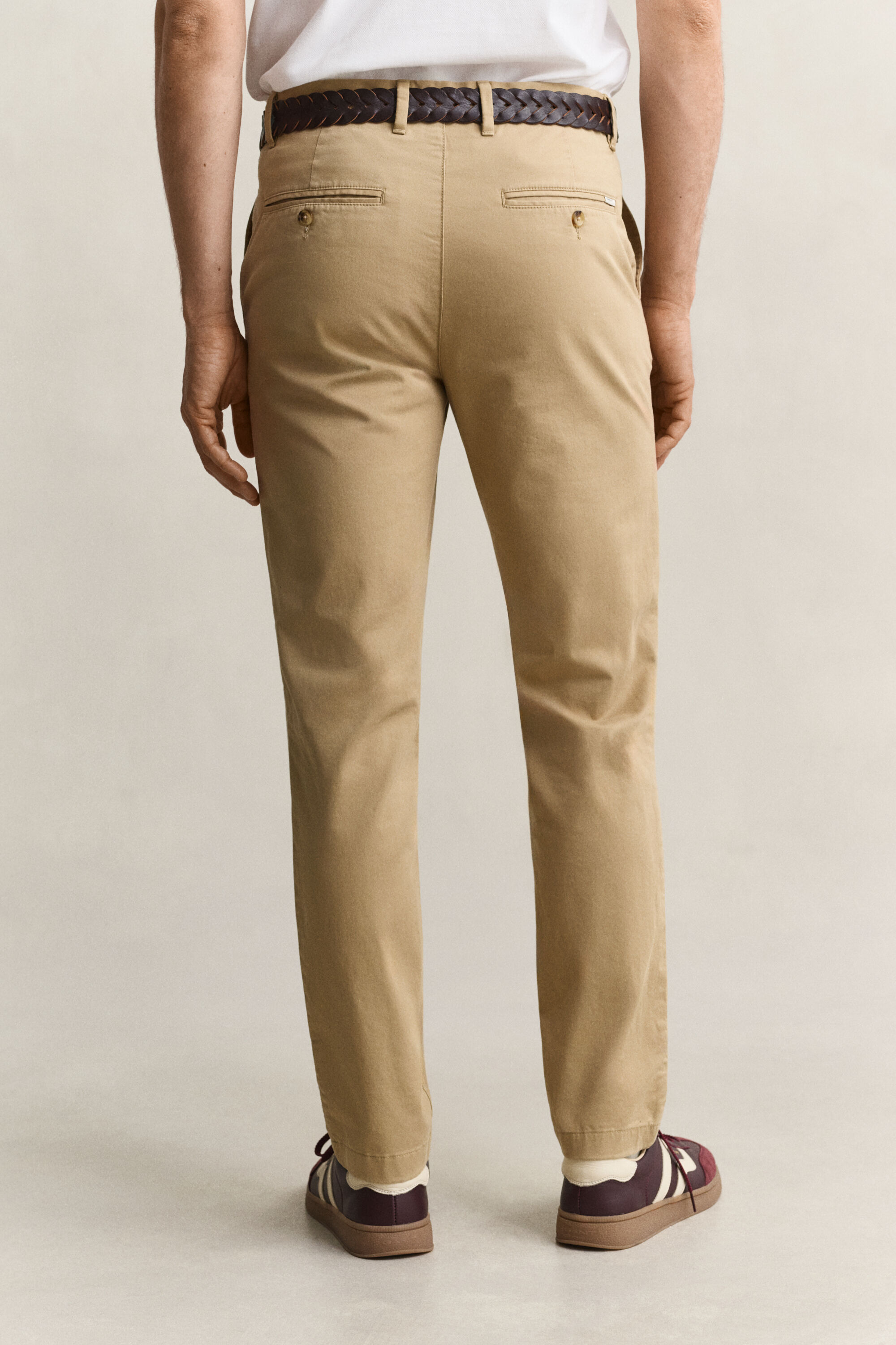 Klassiska chinos med slim fit