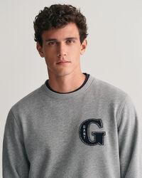 G Graphic sweatshirt med rund hals