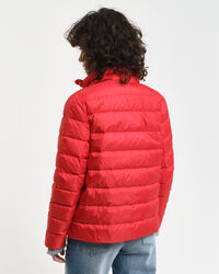 Tunn dunjacka med logotyp