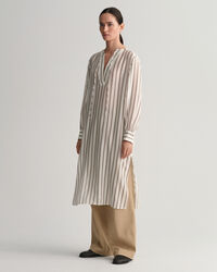 Randig V-ringad kaftan