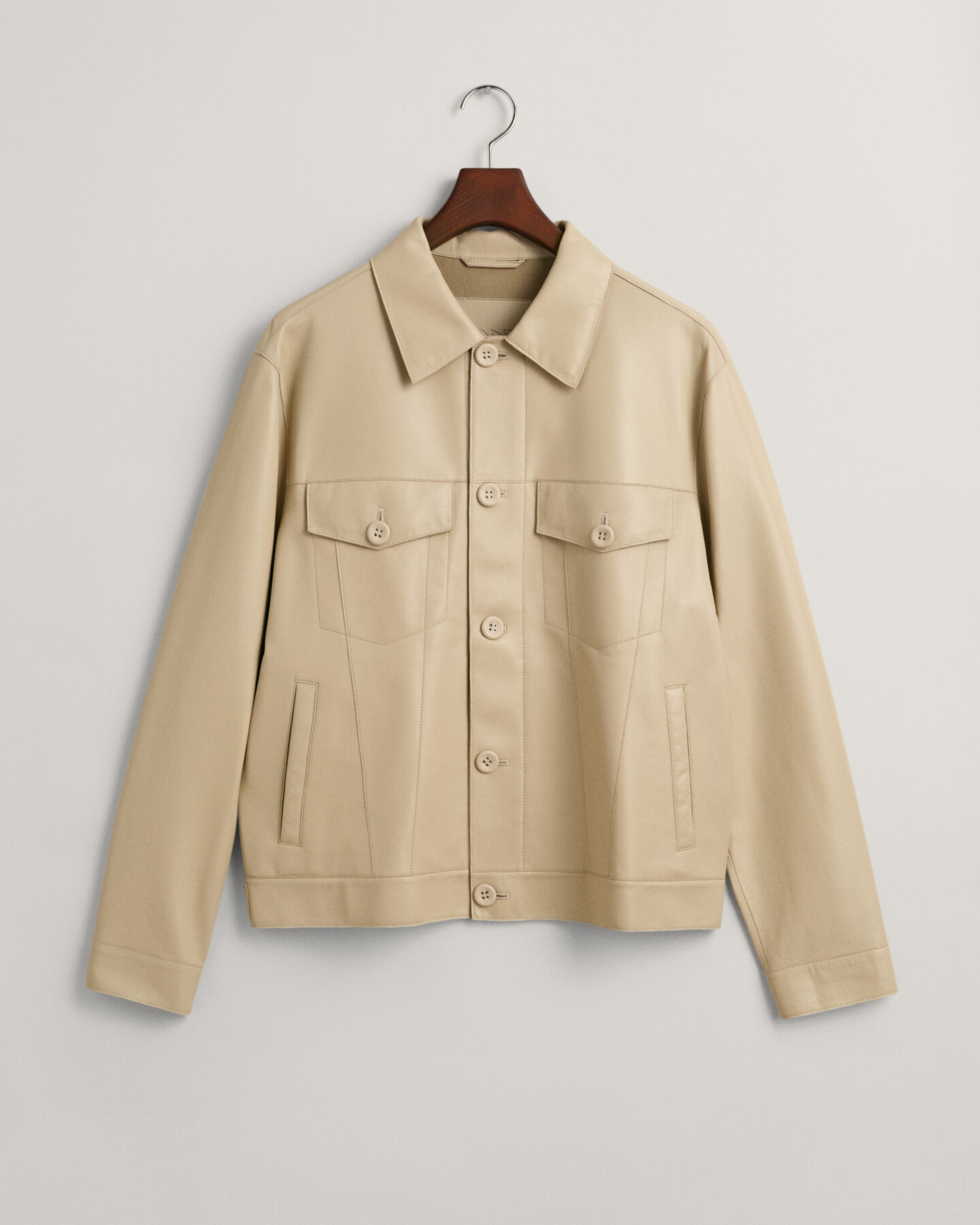 Truckerjacka i skinn