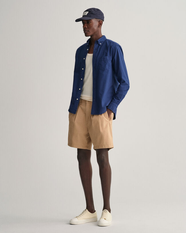 Regular fit Sunfaded oxfordskjorta