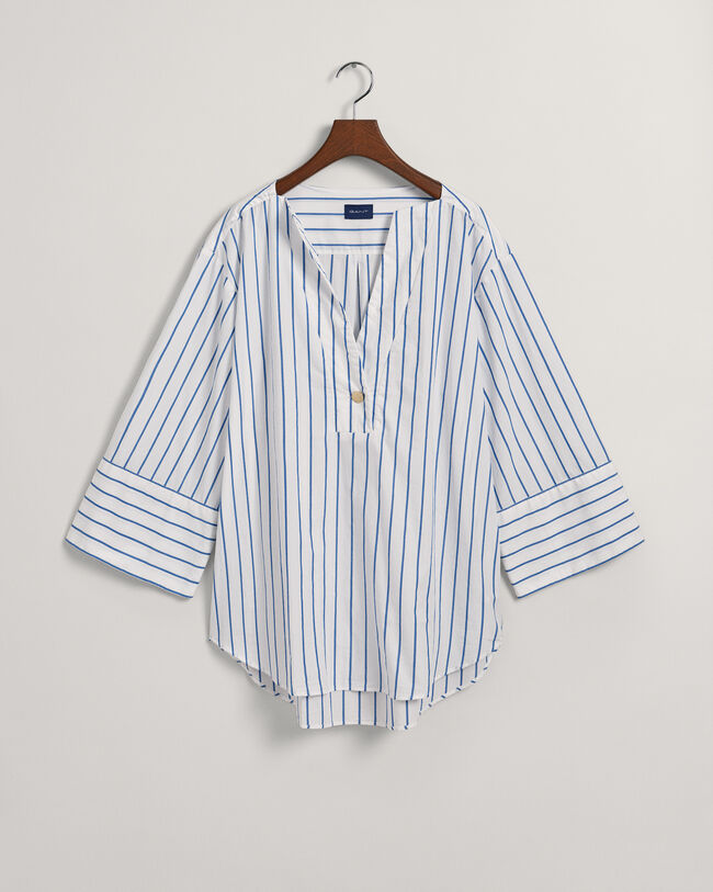 Relaxed fit Popover randig skjorta