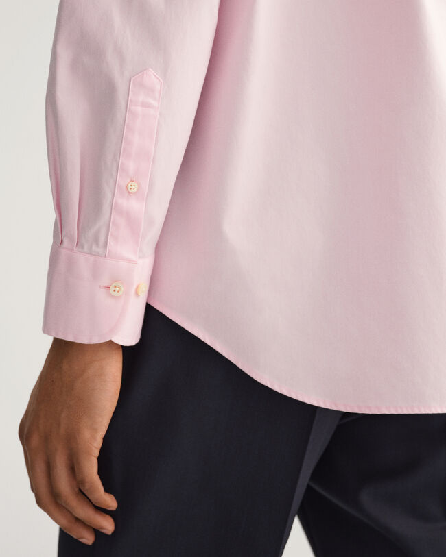 Regular Fit Pinpointv&auml;vd oxfordskjorta