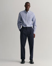 Slim fit twillchinos med veck