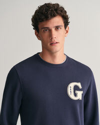 G Graphic sweatshirt med rund hals