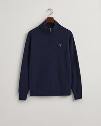 Waffle half-zip sweatshirt