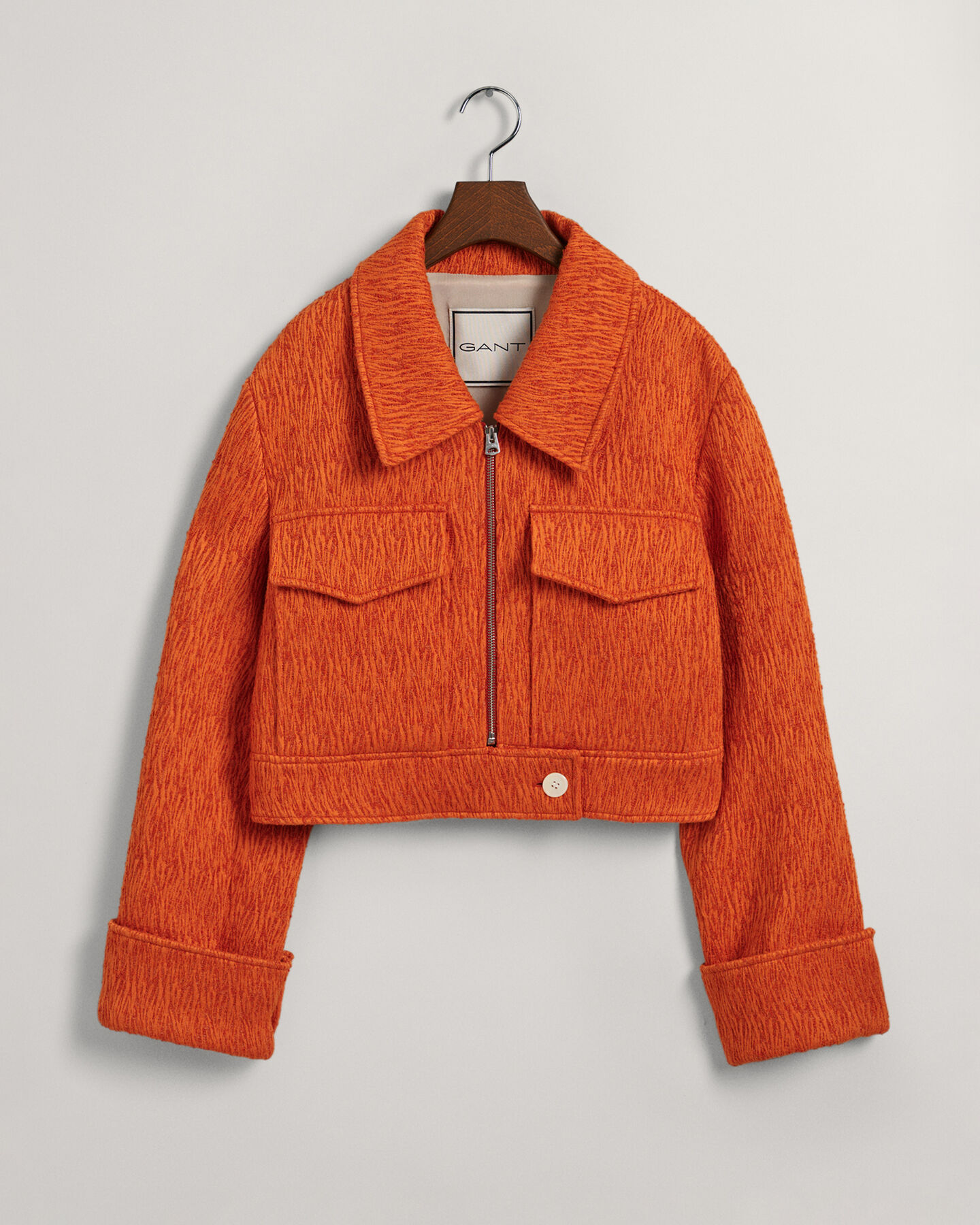 Cropped boucléjacka