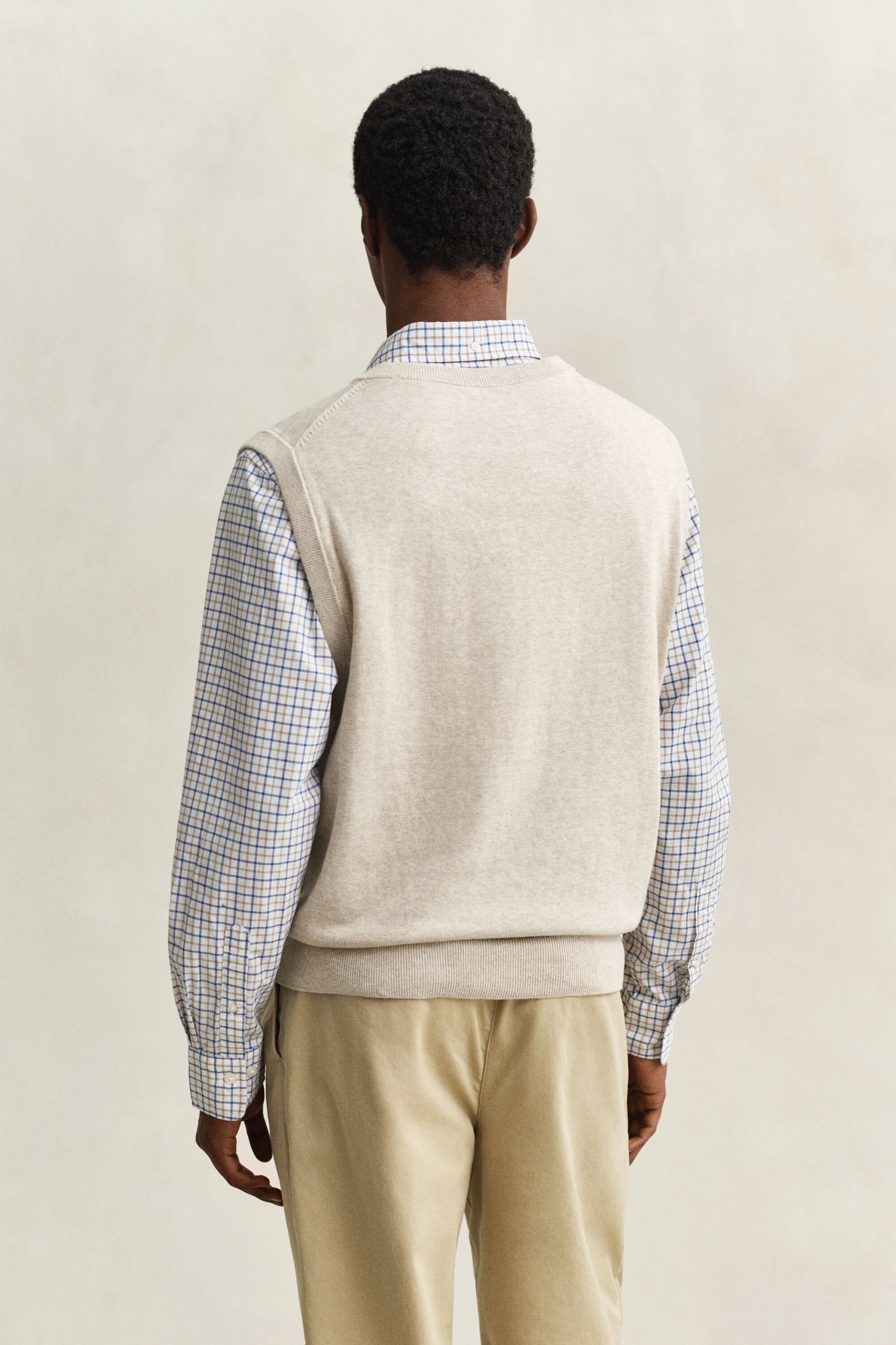 Klassisk bomullsväst