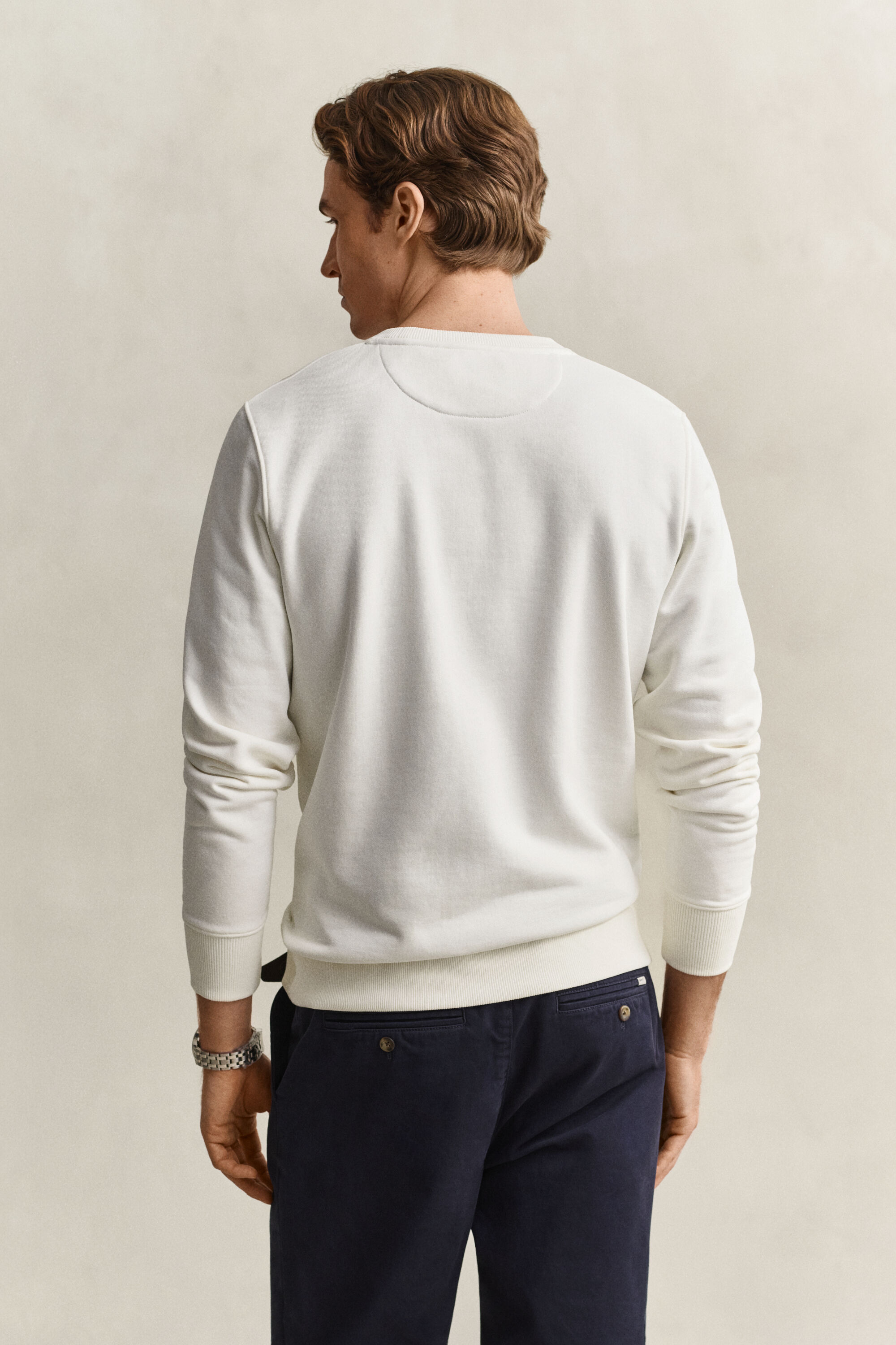 Shield sweatshirt med rund hals