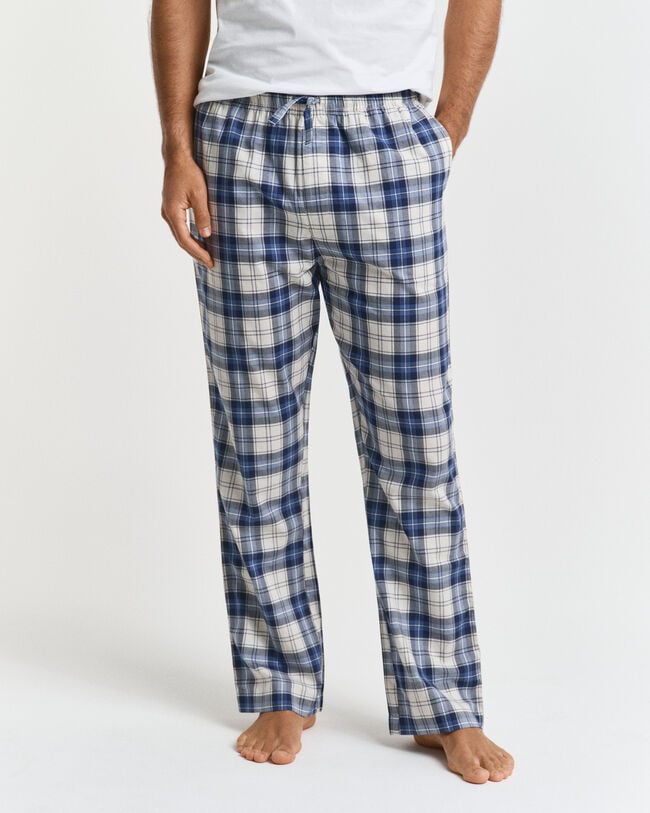 Rutiga pyjamasbyxor