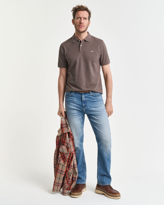 Regular fit Shield pikétröja