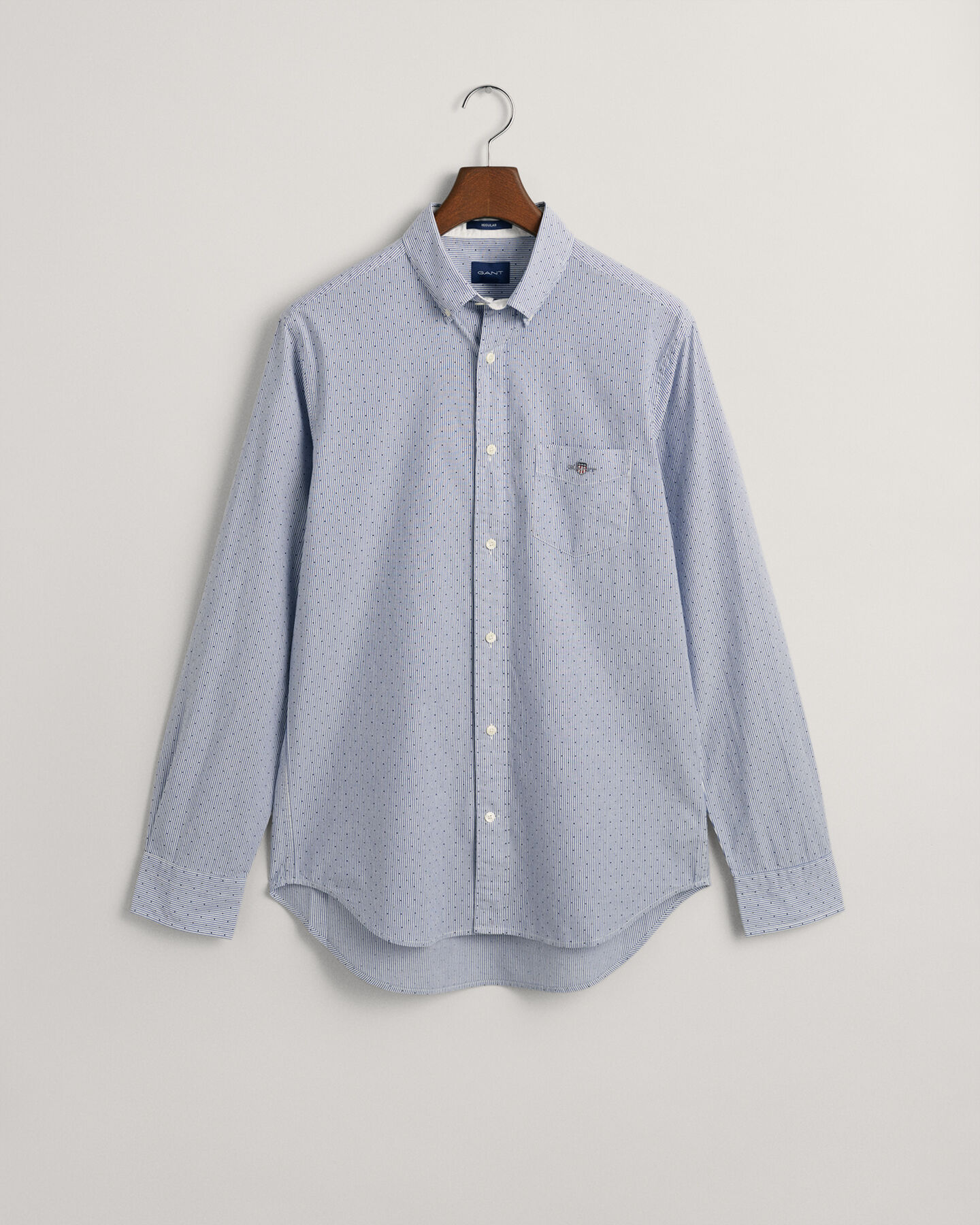 Regular fit Banker prickig skjorta