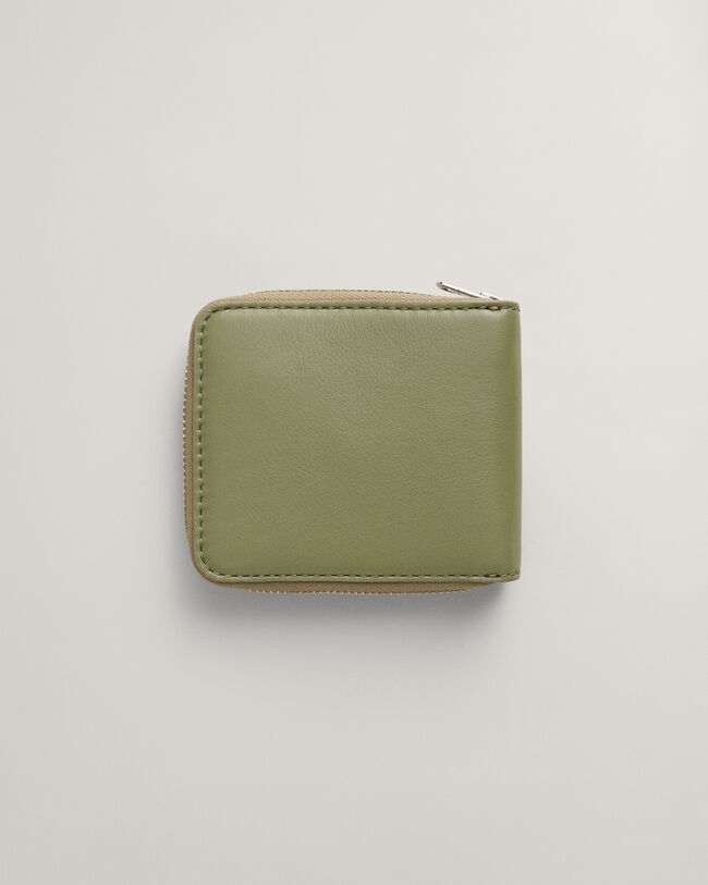 Skinnplånbok med dragkedja