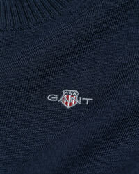 Kids rundhalsad tröja i extra fin merinoull