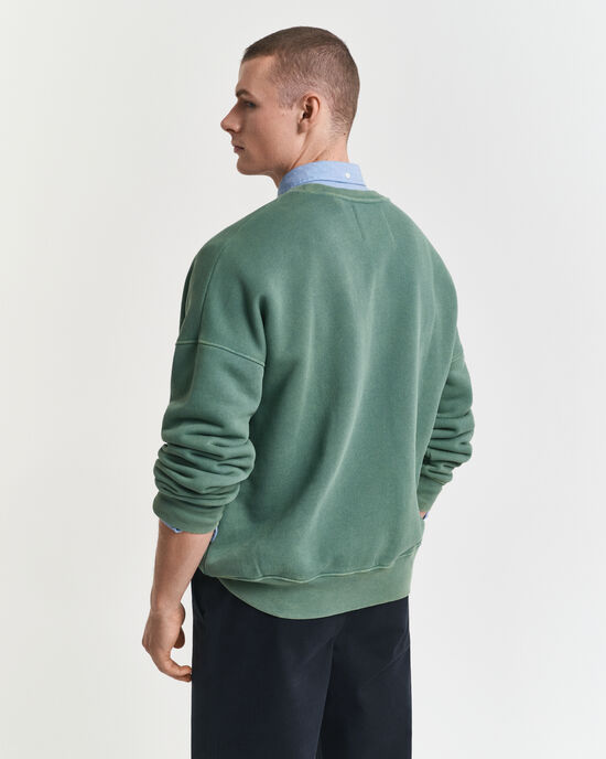 Rundhalsad sweatshirt med tryck