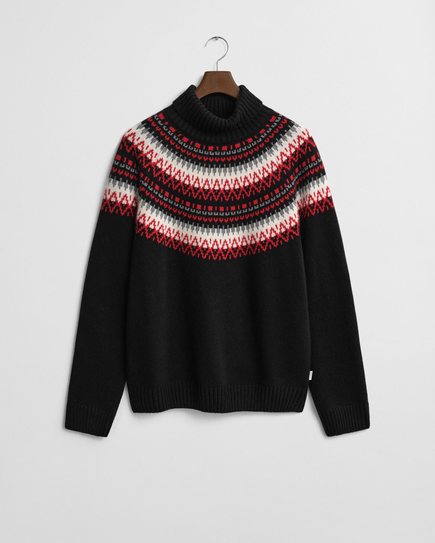 Polotröja med Fair Isle-mönster