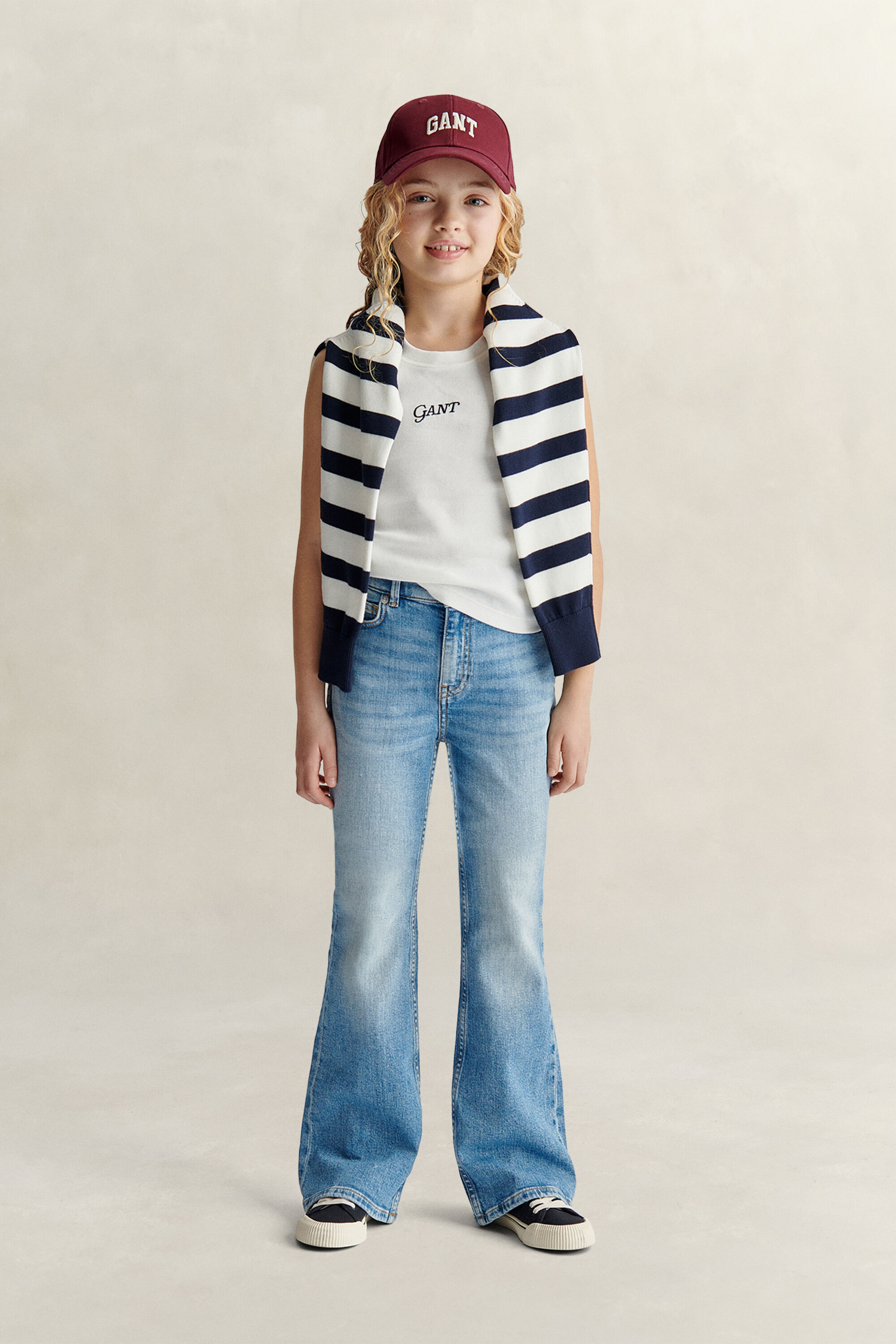 Teen Girls jeans med bootcut