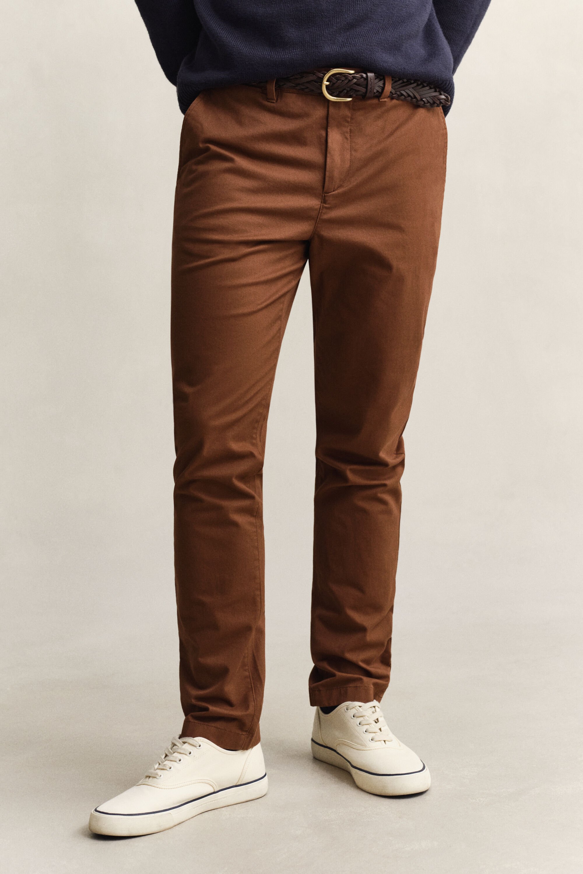 Klassiska chinos med slim fit