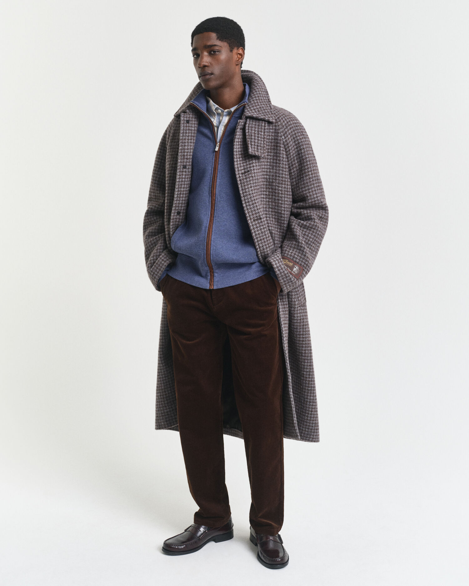 Sacker Rib kofta med dragkedja