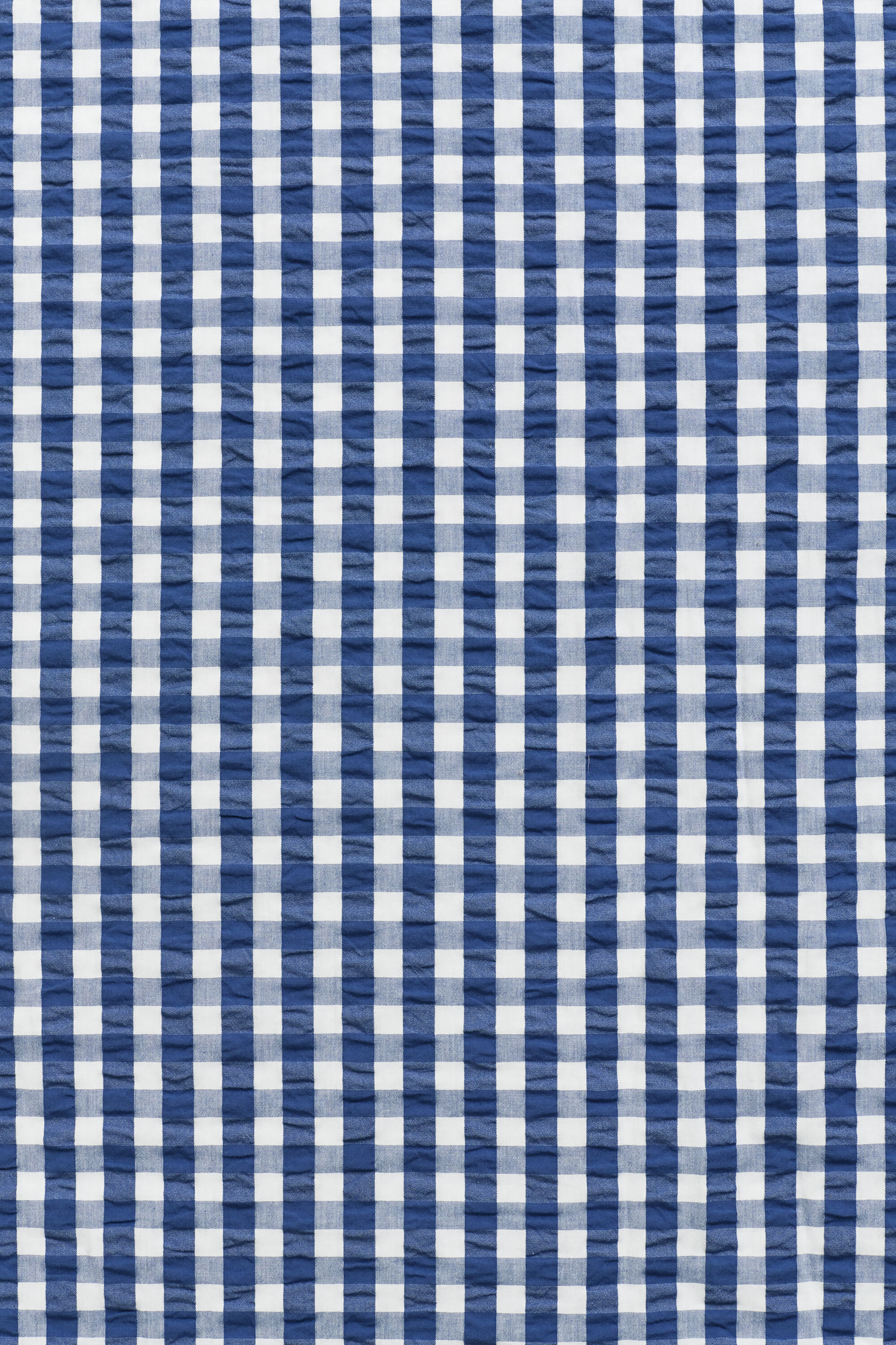 Rutigt påslakan i bäckebölja, dubbel