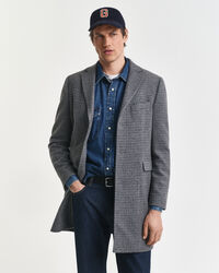 Tvåfärgad yllerock