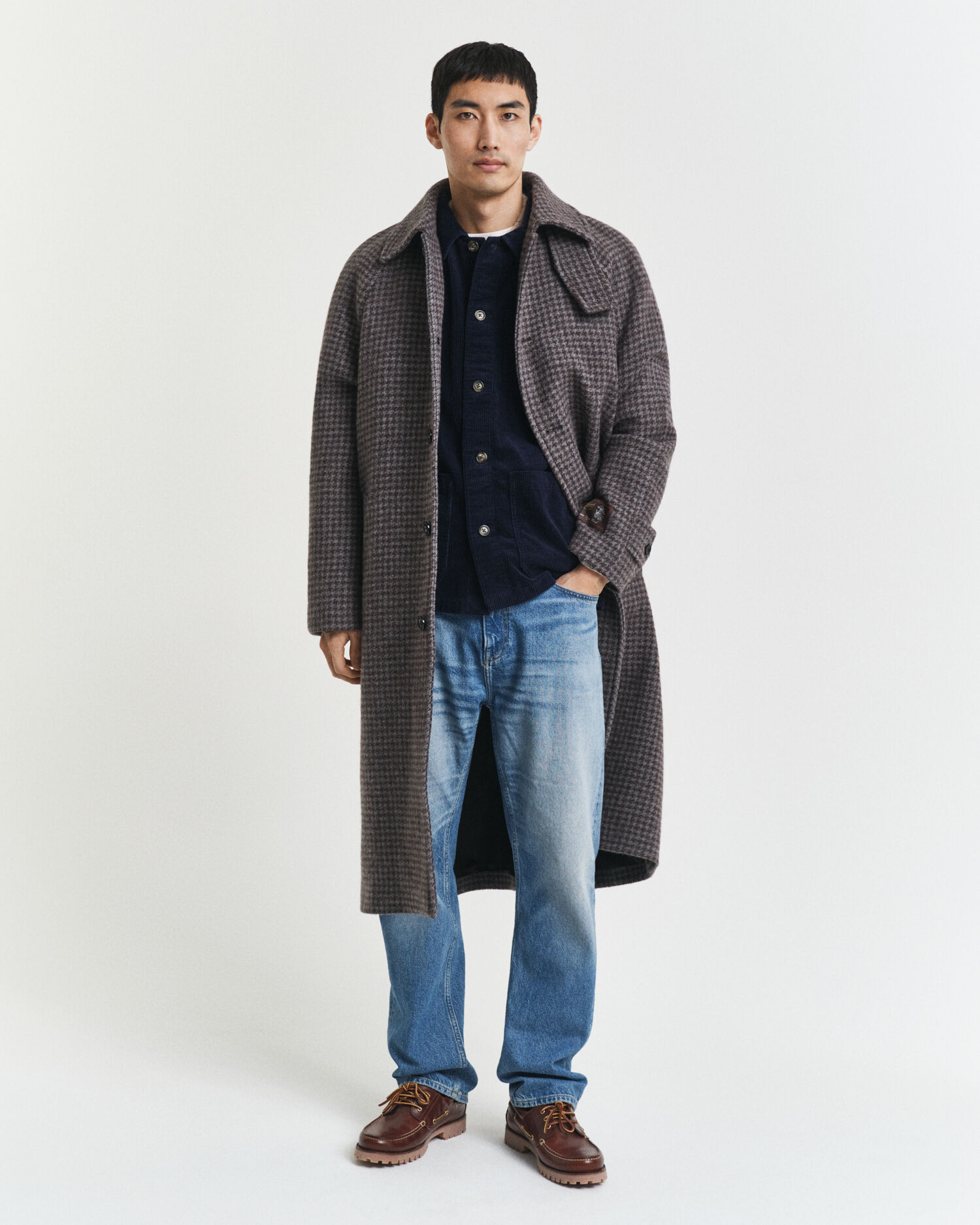 Regular fit skjortjacka i manchester