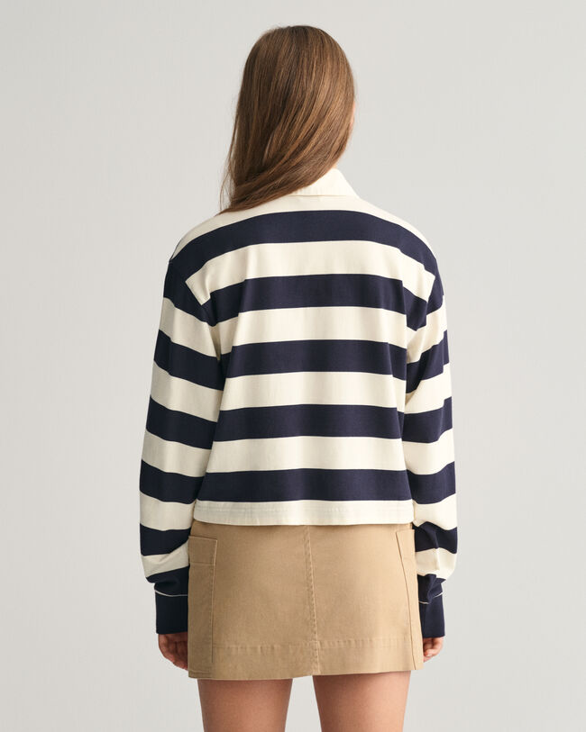 Teen Girls randig cropped rugger