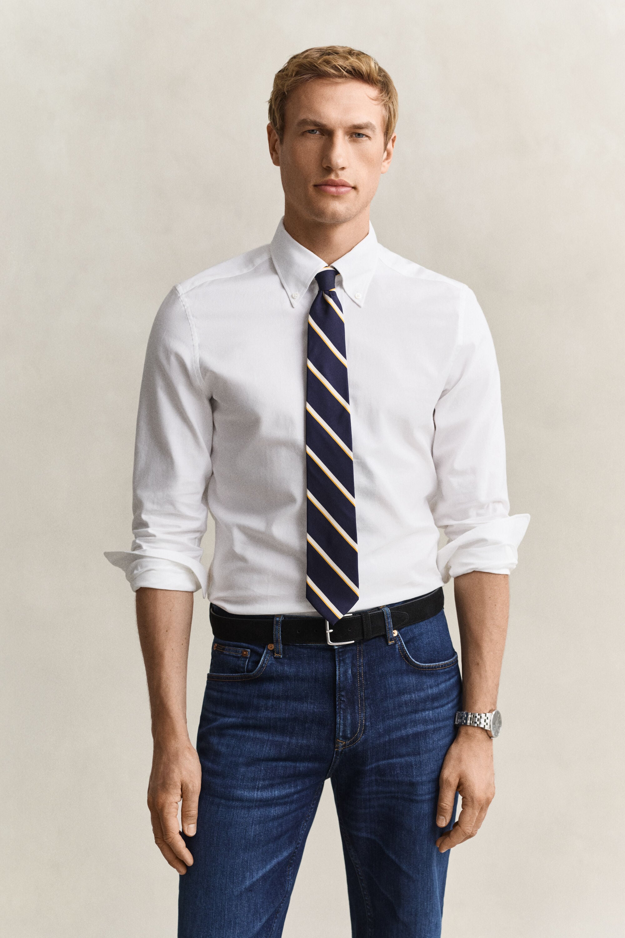 Slim fit skräddarsydd skjorta
