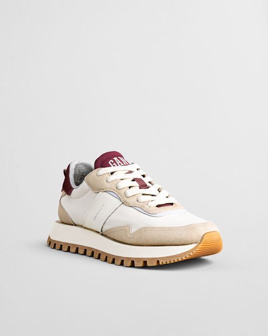 Caffay sneakers i mocka och nylon