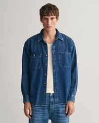 Oversized denimskjorta