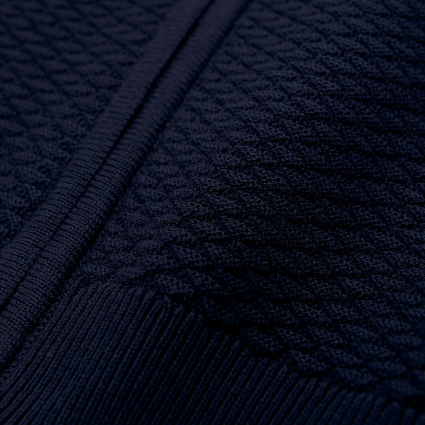 Triangle Texture tröja med lång dragkedja