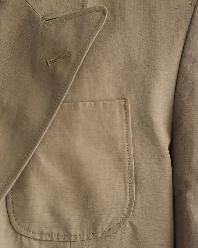 Oversized dubbelknäppt safarikavaj