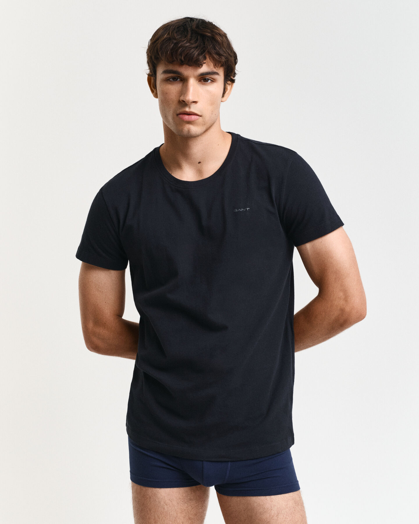 Tv&aring;pack rundhalsade T-shirtar