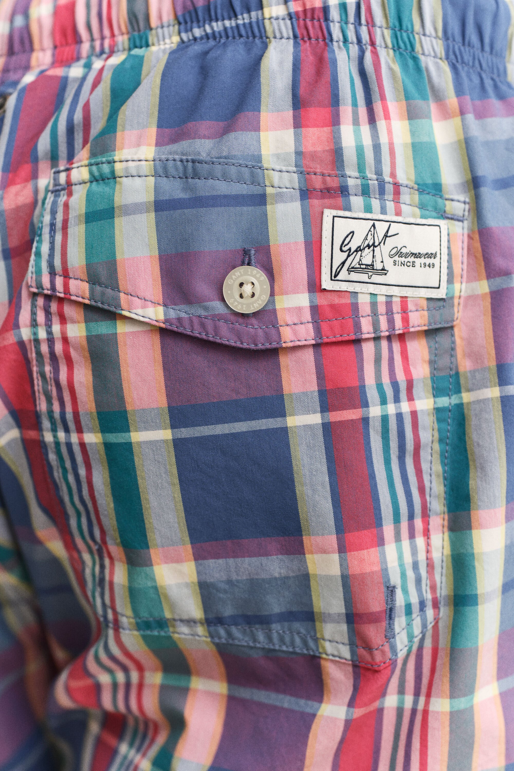 Madrasrutiga badshorts