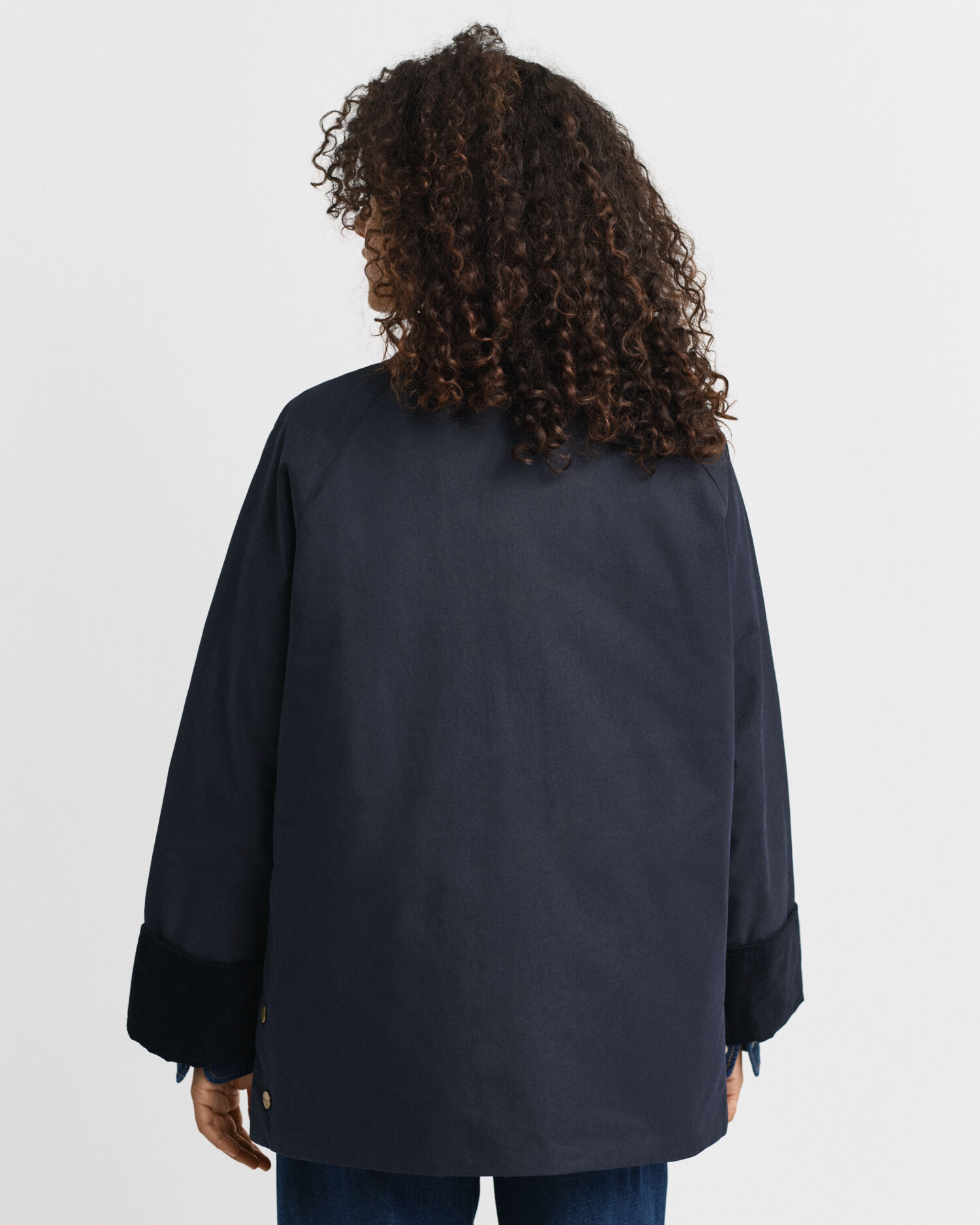 Double Decker-jacka i vaxad bomull