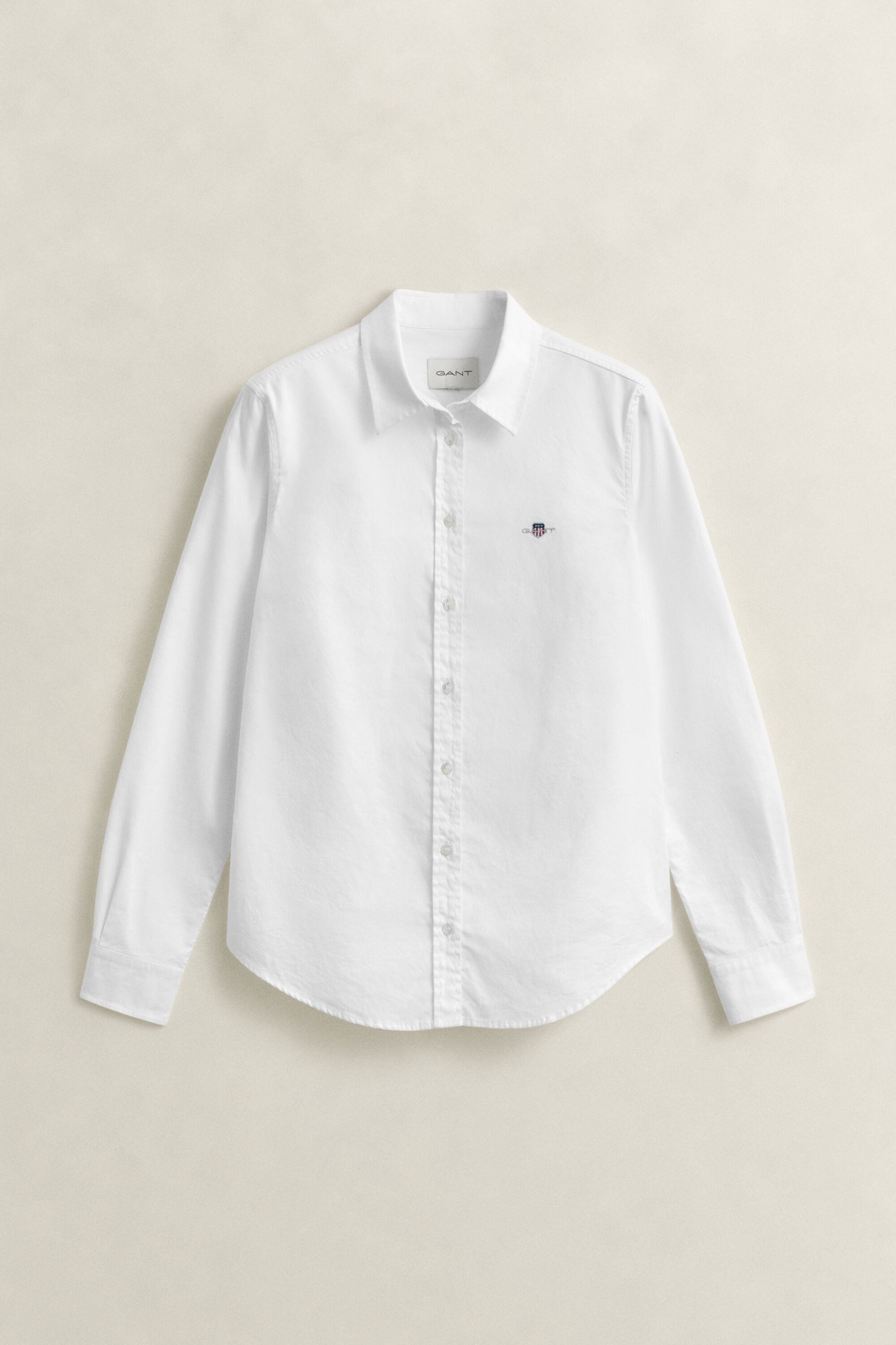 Klassisk slim fit oxfordskjorta med stretch