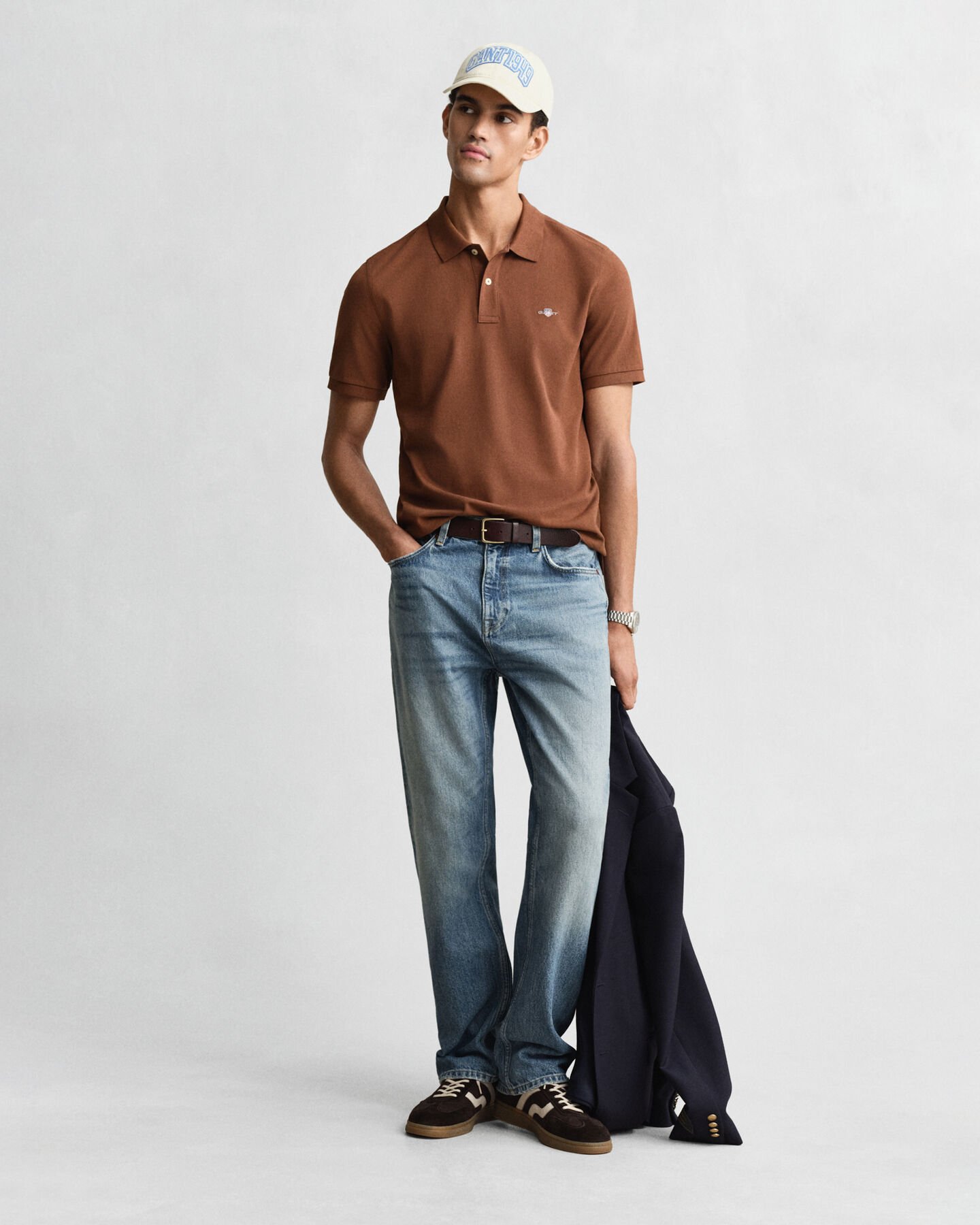 Regular fit Shield pikétröja