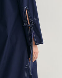 Contrast Stitch skjortklänning