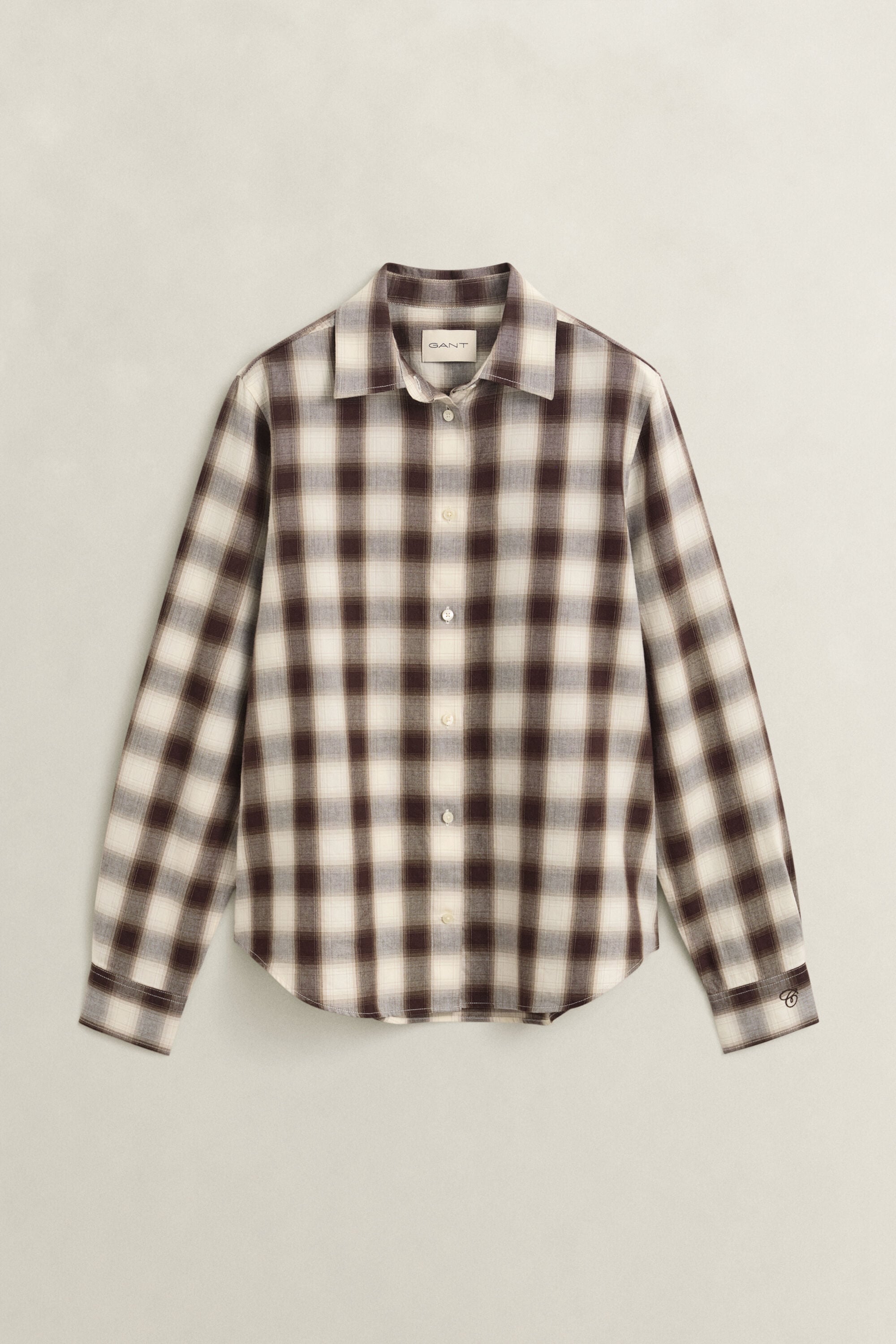 Regular fit flanellskjorta