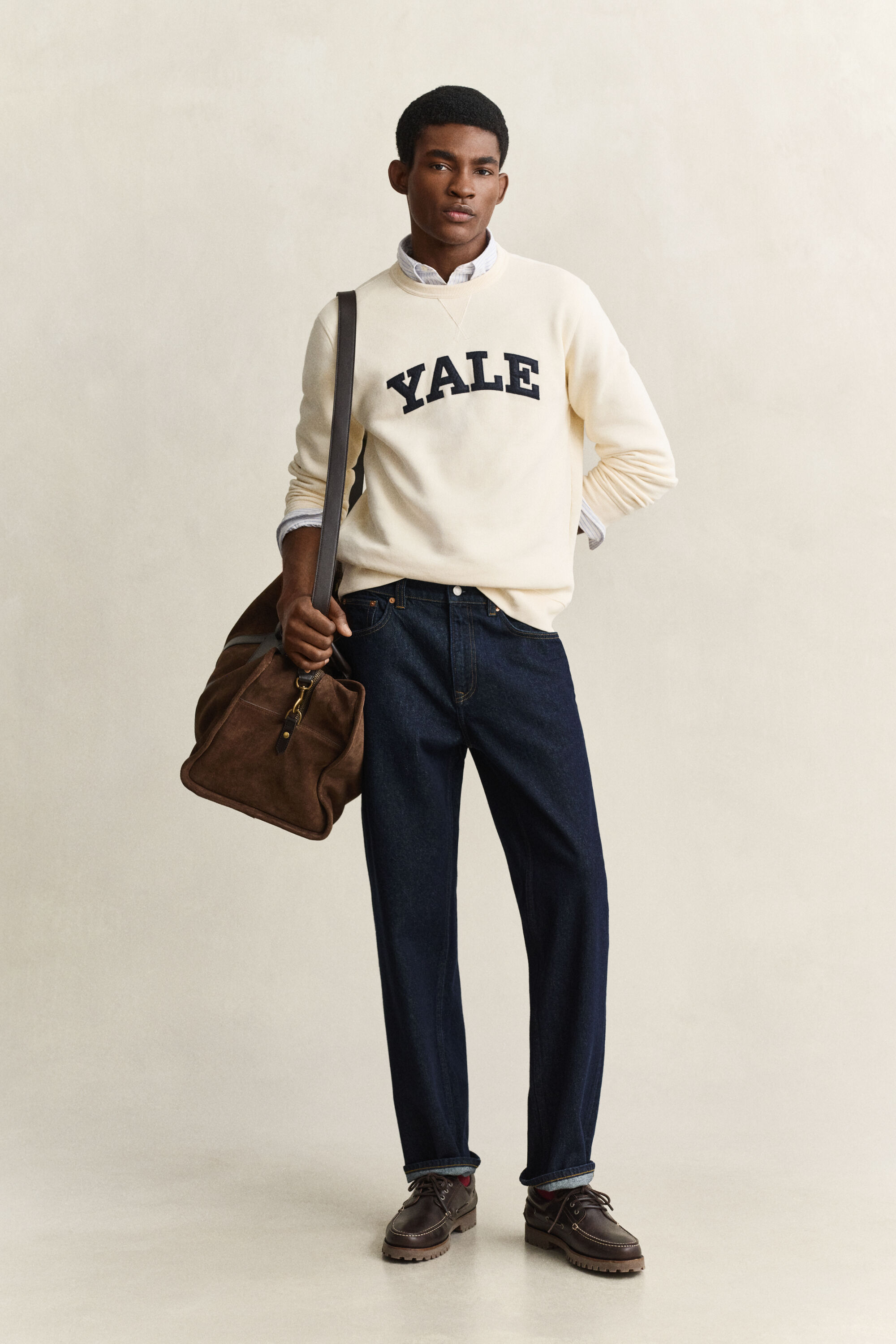 Gant x Yale rundhalsad sweatshirt