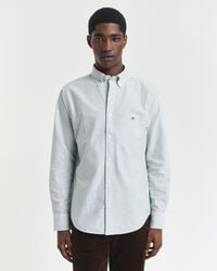 Regular fit klassisk randig oxfordskjorta