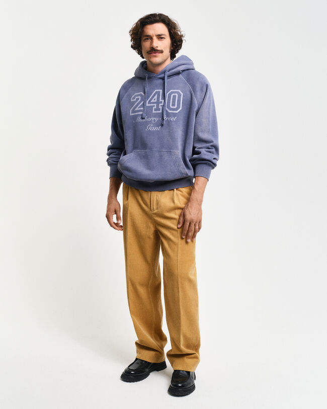 Hoodie i vintagetv&auml;tt